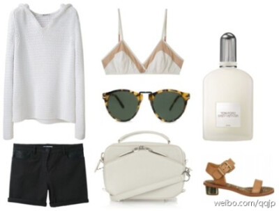 t by alexander wang hoodie t by alexander wang shorts karen walker sunnies sam edelman sandals alexander wang rafael bag 3.1 phillip lim bra tom ford vetiver