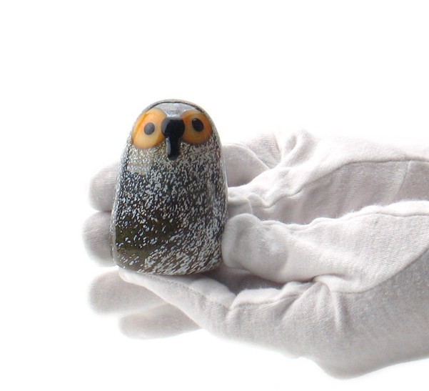 芬蘭Iittala 玻璃小貓頭鷹Young Hawk Owl