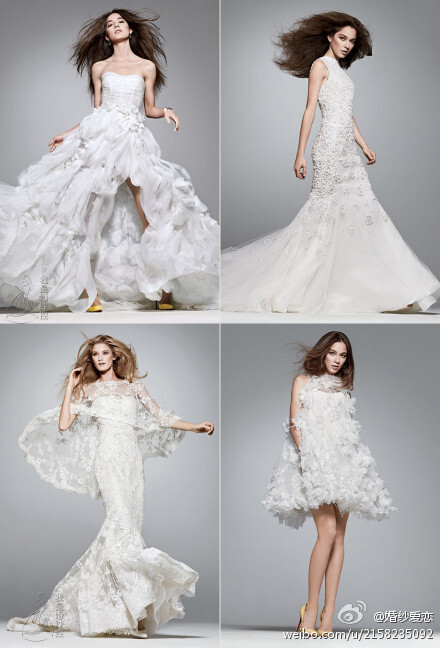四款浪漫婚纱款，演绎不同风格，你爱哪款？
