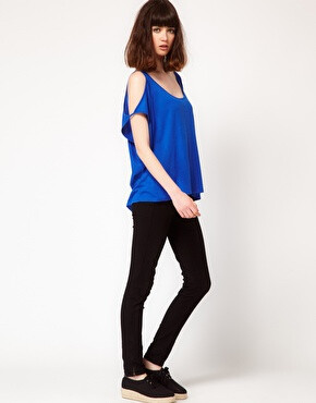 Image 4 of Cheap Monday Exclusive to ASOS Cold Shoulder Top