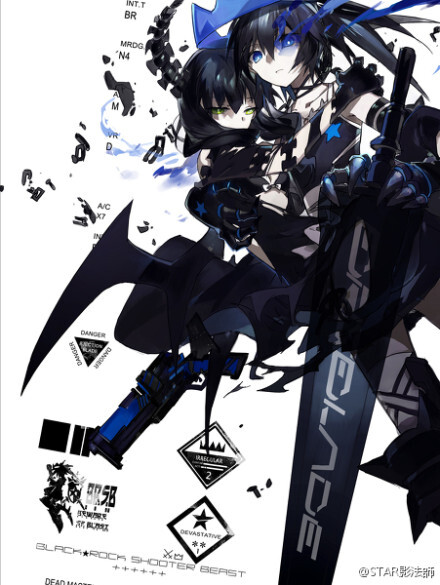 最爱的她和她 小鸟游and Black RockShooter