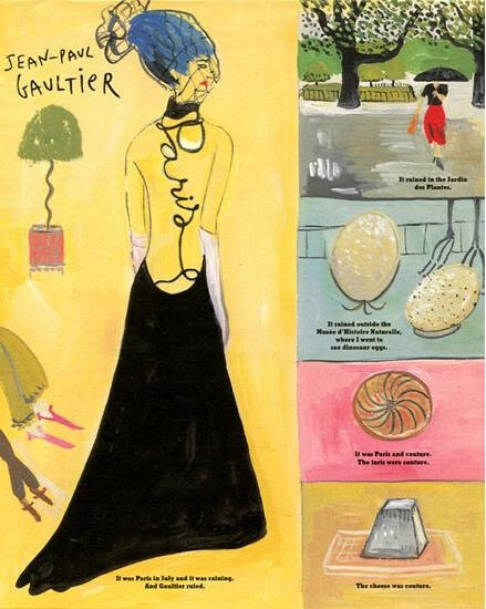 Maira Kalman 法国画家作品：明艳大胆的色彩，玩味，古典的构图