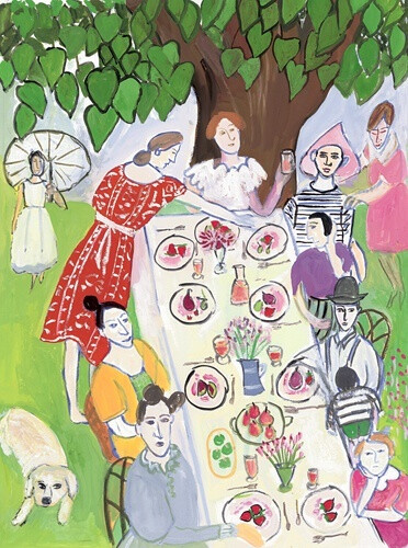 Maira Kalman 法国画家作品：明艳大胆的色彩，玩味，古典的构图