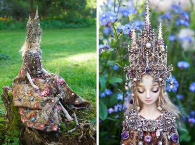 图为Cathedral。Enchanted Doll 翻译过来就是“被施了魔法的人偶"。由金发俄裔女孩Marina Bychkova所创造。