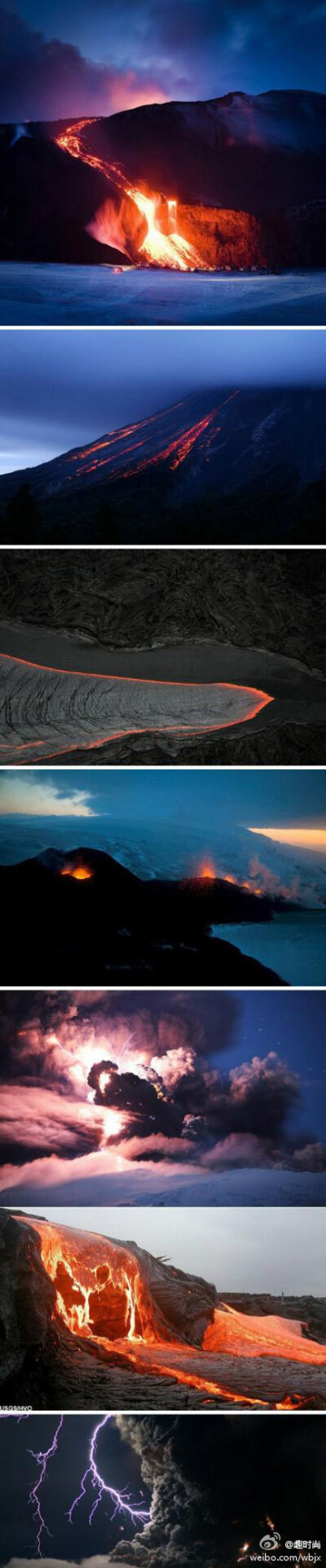 【世界七大火山闪电的瑰丽壮观】1.智力——柴藤火山。2.冰岛——拉冰盖火山。3.意大利——维苏威火山。4.日本——樱岛火山。5.巴布亚新几内亚——塔乌鲁火山。6.美国——阿拉斯加堡垒火山。7.日本——新燃丘火山。只…