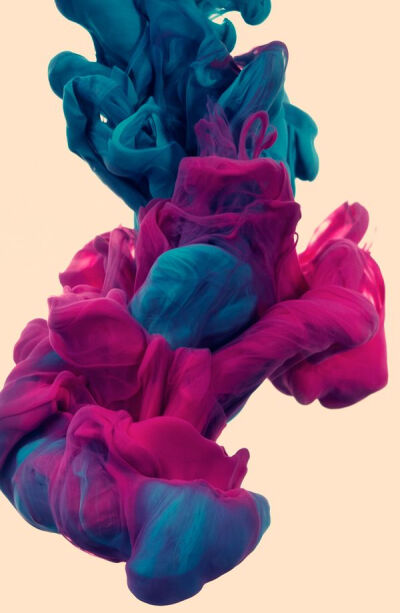 High-Speed photographs of colour ink on water by Alberto Emiliano Seveso