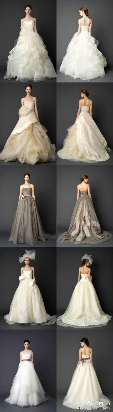 Vera Wang 2011夏日婚纱新款