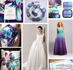 婚纱+礼服+手捧花+请柬=幸福