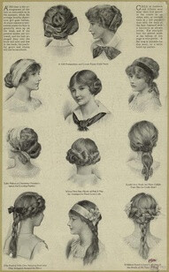 1910s hairstyles for teenage girls