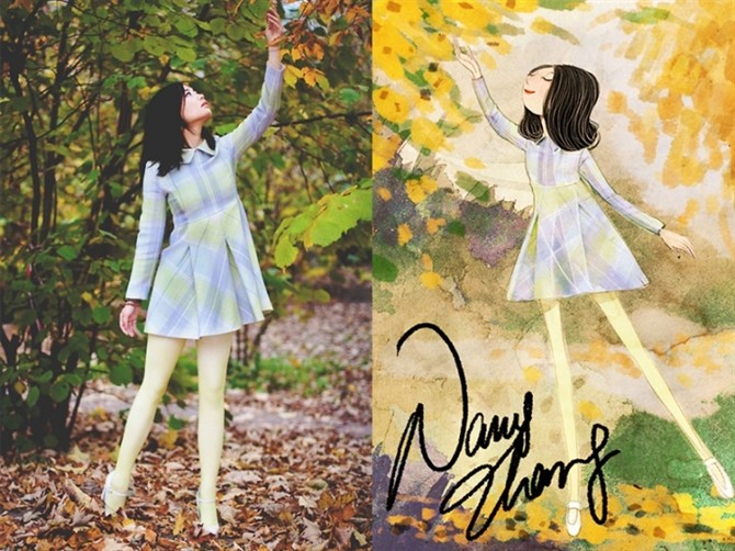 NANCY ZHANG 将插画照进现实的女子