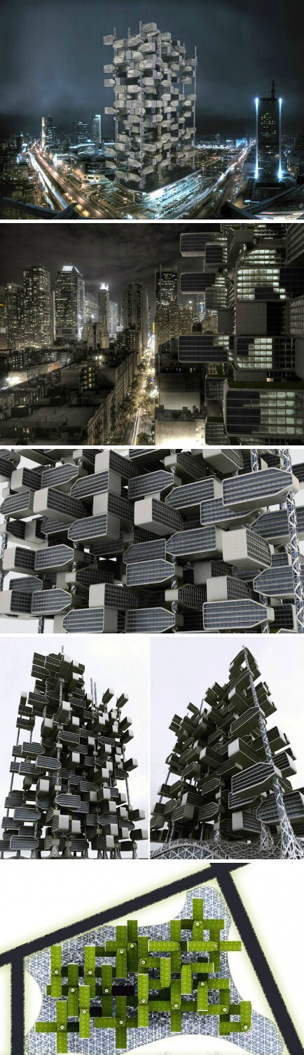 This building has been designed with respect to biological reasoning.生物原理设计的大楼