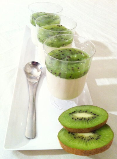 Panna Cotta & Kiwi