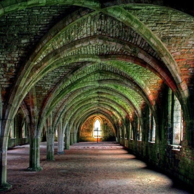 Fountains Abbey, Yorkshire, England