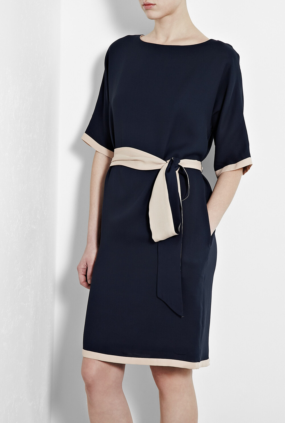 MARC BY MARC JACOBS PALOMA SILK CREPE SELF BELT DRESS $584.38