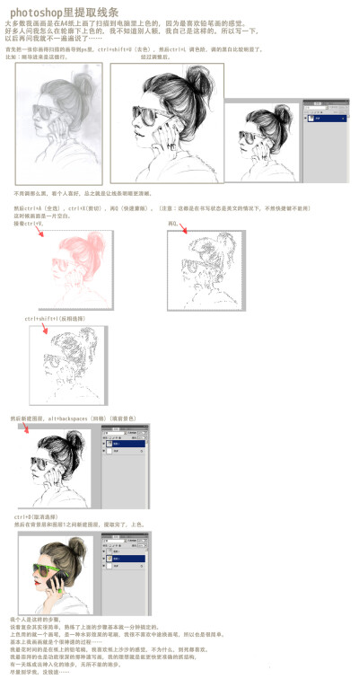 【控首饰】xunxun-missy手绘时装插画，xunxun-missy教你怎么在PS中做效果，喜欢就学学吧！