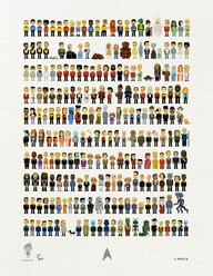 300 pixel Star Trek characters