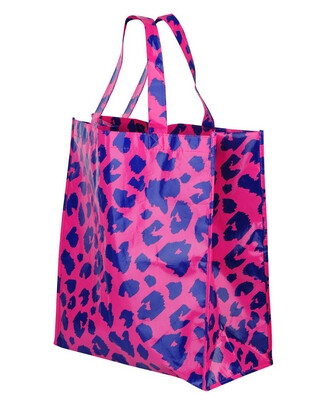 Leopard Shopper's Tote豹纹环保购物袋