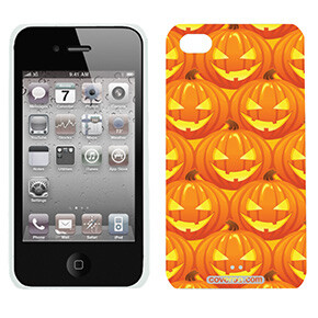 Halloween Pumpkins on iPhone 4 4S Snap On Case