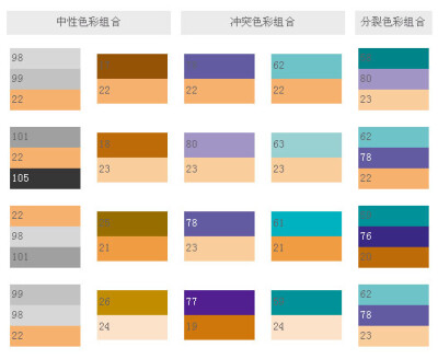 平面设计配色方案与色标大全(8)_