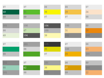 平面设计配色方案与色标大全(9)_