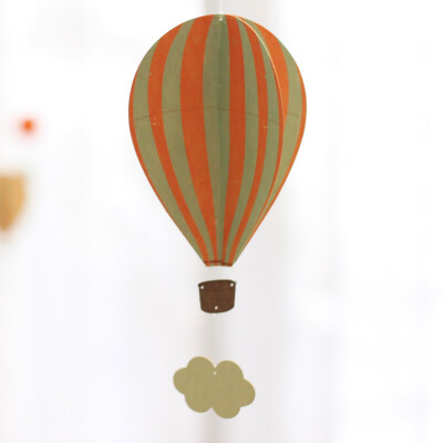 U-PICK原品生活 立体吊卡-热气球 挂饰 创意 Zakka