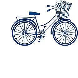 Bicycle stamp... For the invites?