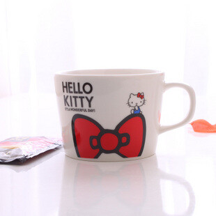hello kitty可爱创意骨瓷咖啡杯