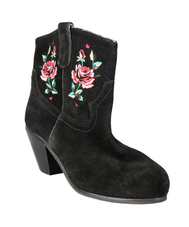 YODELL SHORT FLORAL COWBOY BOOTS - Betsey Johnson