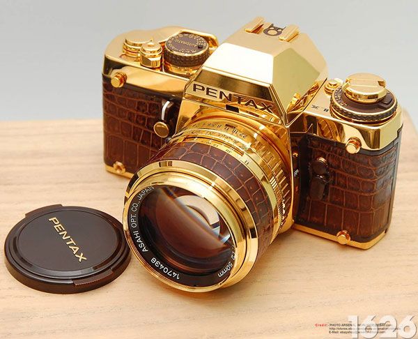 金碧辉煌Pentax LX 18K 黄金限定版~~