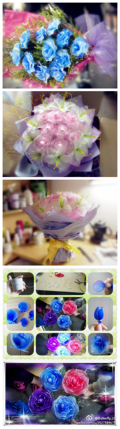 送人很有心思，美丽又大方的丝网花~