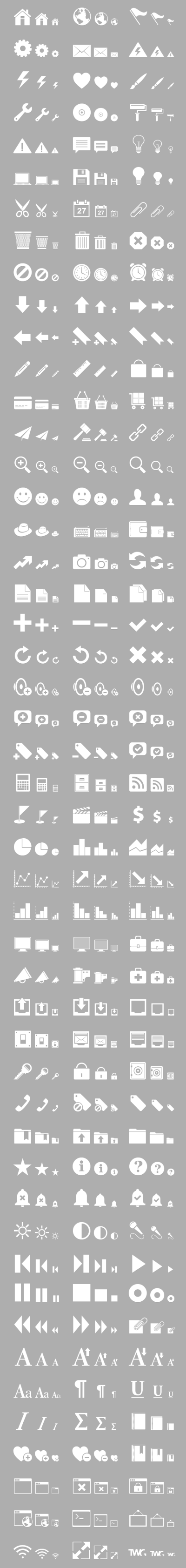 Retina Display Icon Set from twg.ca