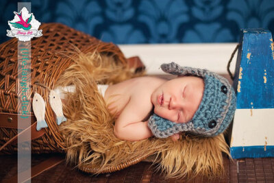 Aviator Hat Newborn Baby