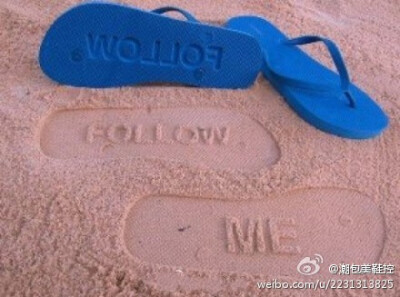 夏天沙滩必备单品——FOLLOW ME。