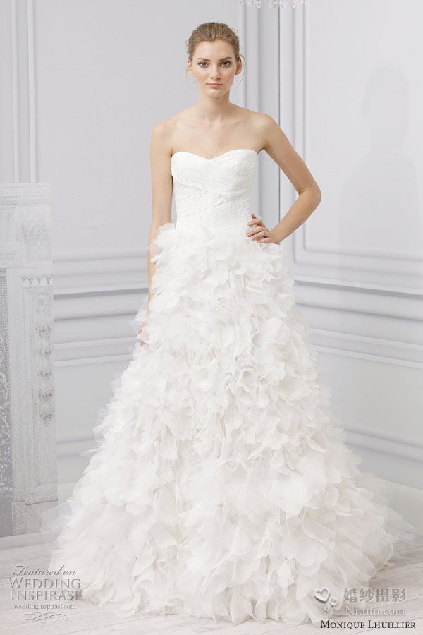 Monique Lhuillier 2013春季婚纱系列