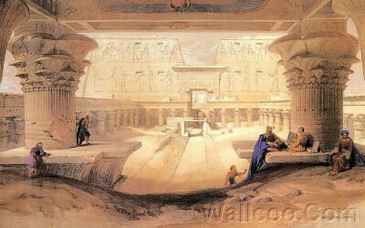 依芙神庙全景 Panorama Temple Of Edfu