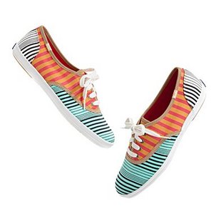 keds for madewell stripe mix sneakers 条纹平底鞋