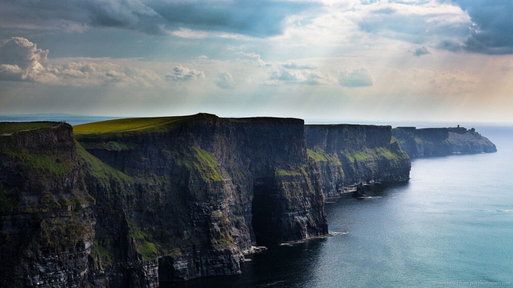 The Cliffs of Moher for 1366x768