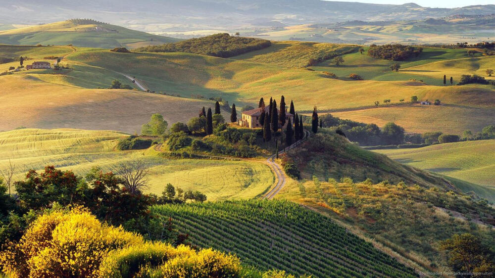 Italy Landscape for 1366x768