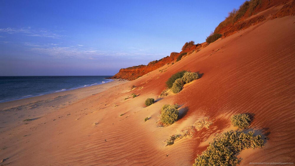 Coast of Australia for 1366x768