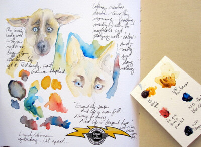 Journal sketches、watercolour、Cathy Kate Johnson、BEAUTYING