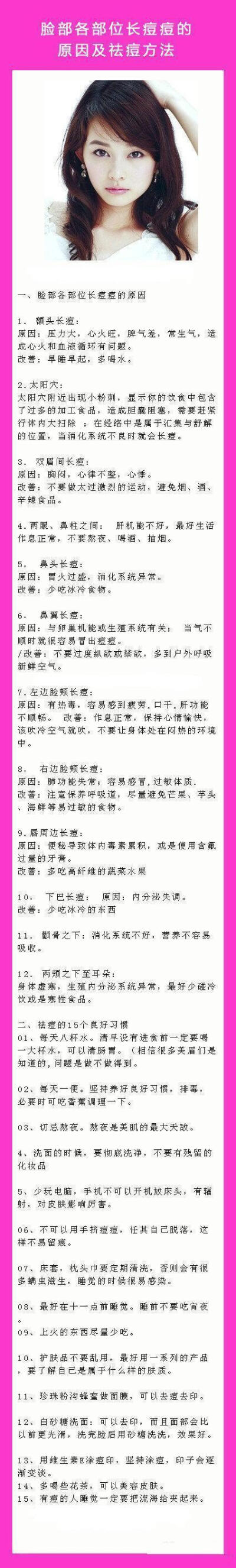 为了光滑的脸蛋儿，果断收藏吧！