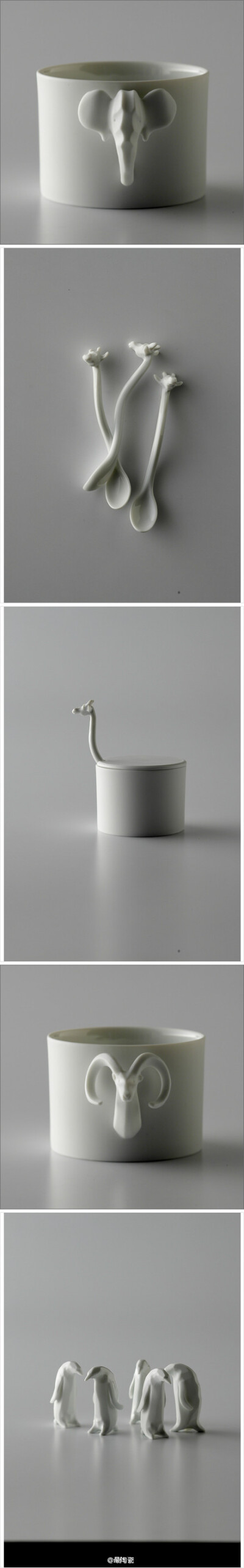 EZA animal 系列 来自自日本设计品牌PROOF OF GUILD的一系列陶瓷桌上品