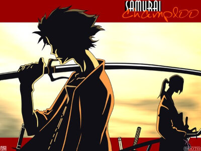 混沌武士 Samurai Champloo 画风比较少见 难得的佳作 Nujabes 的配乐简直无敌了~