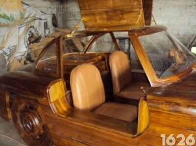 实木雕刻欧翼Benz跑车经典再现 02
