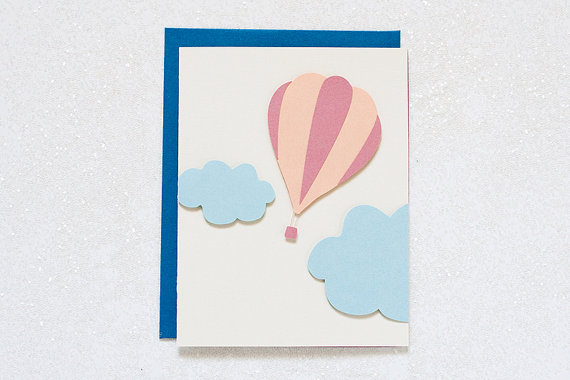 Handcrafted Card - Hot Air Balloon