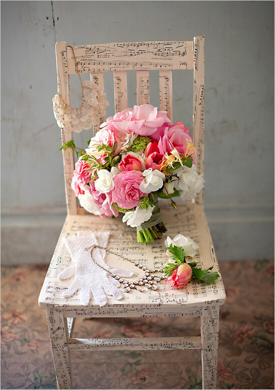 pink wedding bouquet