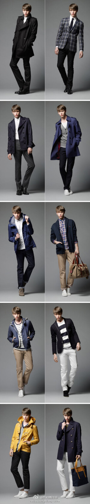 BURBERRY BLACK LABEL S/S 2012 LookBook