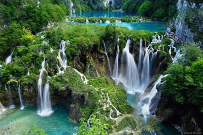 Plitvice Lakes国家公园，克罗地亚