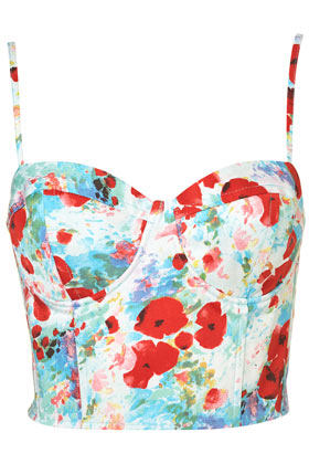 Poppy Printed Corset