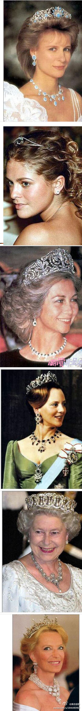 欧洲历代王妃奢华皇冠